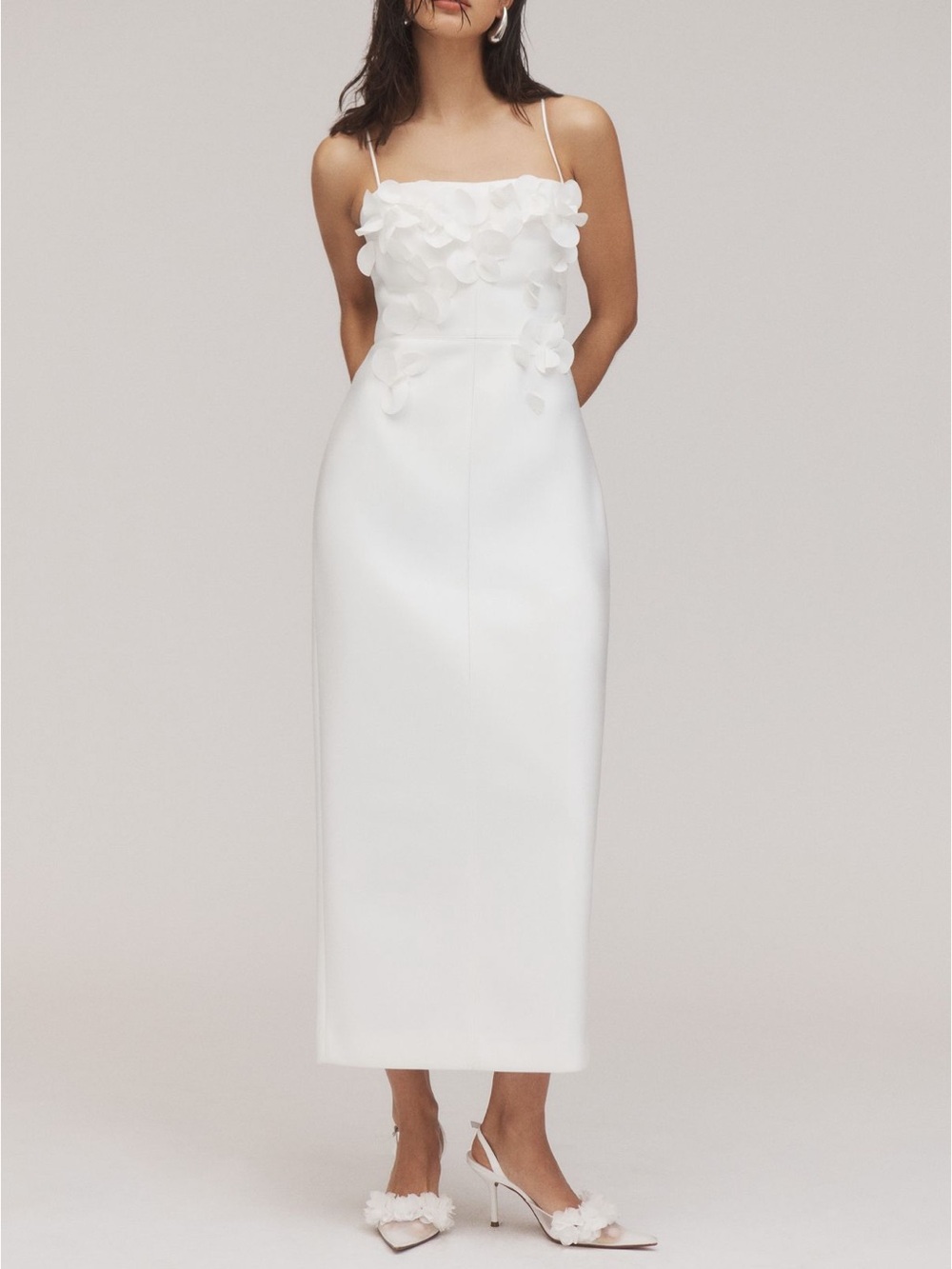 Anthropologie / Acler Castleford 3D Floral Column Dress